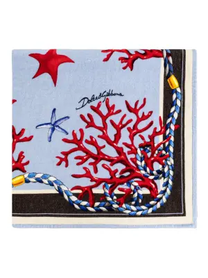 пляжное полотенце с принтом