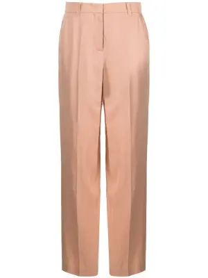 Брюки строгого кроя с завышенной талией