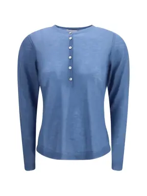 Рубашка хенли на пуговицах