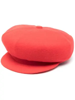 Шерстяная кепка с нашивкой-логотипом