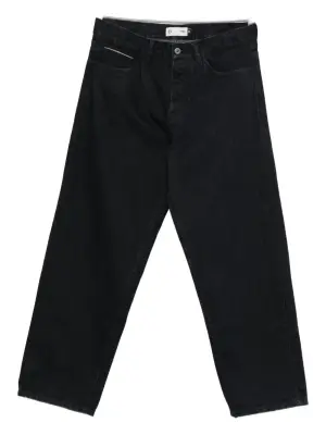 Джинсы с деталями в виде карманов