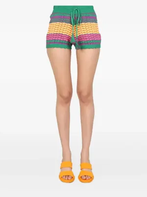 Шорты с кулиской и кисточками