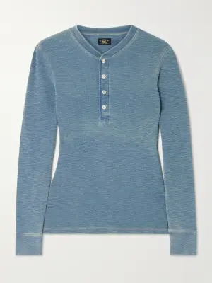 Топ Henley из стрейч-хлопка