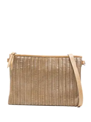 Плетеная сумка-сэтчел