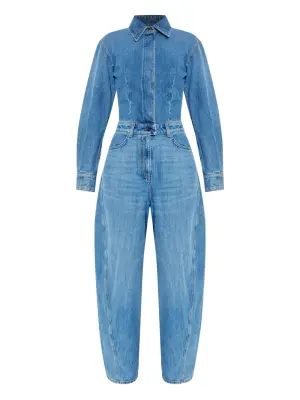 Джинсовый комбинезон