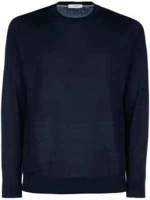 Свитер с круглым вырезом