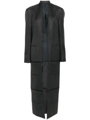 Пальто Transformer без воротника из коллаборации с Zegna