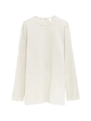 Блузка с накидкой и длинными рукавами