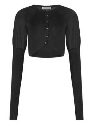 Кардиган в рубчик