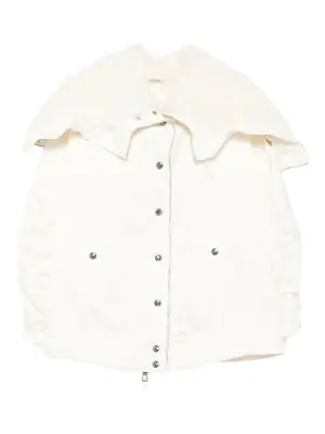 куртка-пуховик с меховой оторочкой