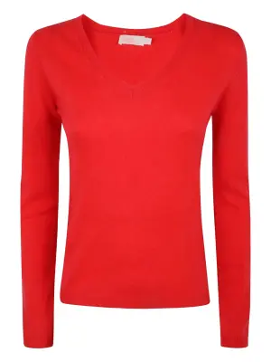 Свитер с V-образным вырезом