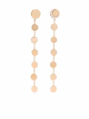 Серьги-подвески Luce из розового золота с бриллиантами