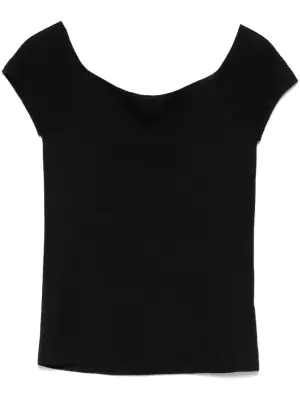 Топ с вырезом Бардо