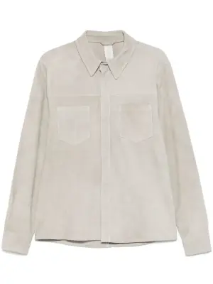 Замшевая рубашка