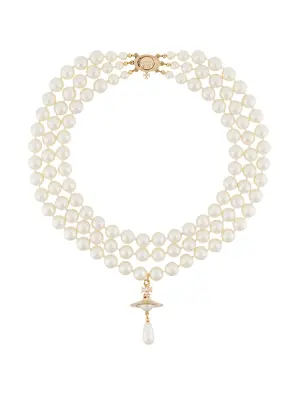 Многослойное жемчужное колье