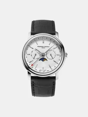 Классические часы с серебристым индикатором FC-270SW4P26