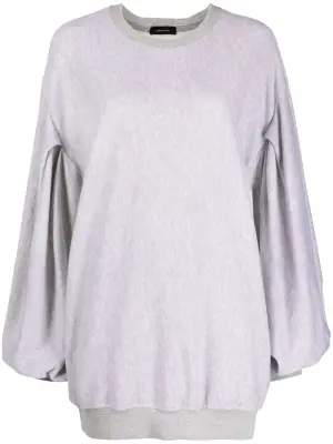 Толстовка оверсайз с объемными рукавами