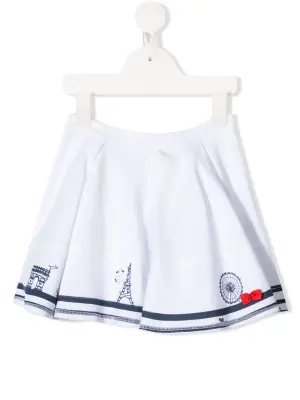 Юбка А-силуэта с принтом