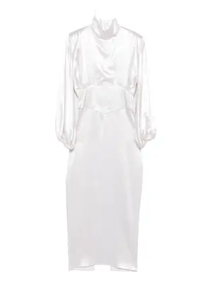 Платье миди All About Eve с высоким воротником