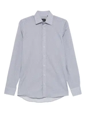 Рубашка с геометрическим принтом