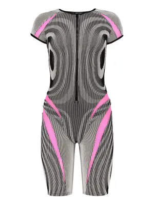 Ромпер в рубчик