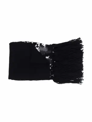 Шарф крупной вязки