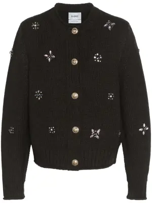 Кашемировый кардиган с вышивкой