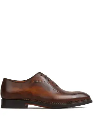 Туфли из кожи с прострочкой