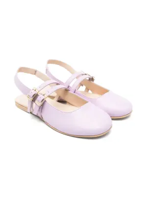 Балетки на плоской подошве