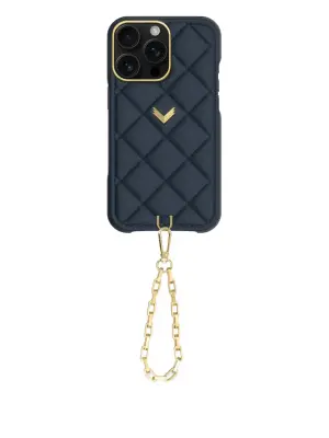 Стёганый чехол для iPhone из кожи