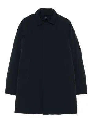 Пальто с потайной молнией