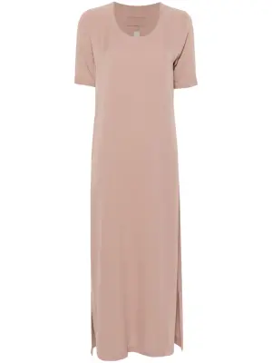 Шелковое платье макси