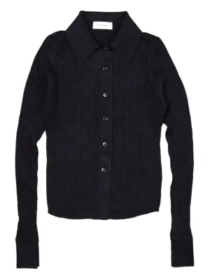 Кардиган в рубчик