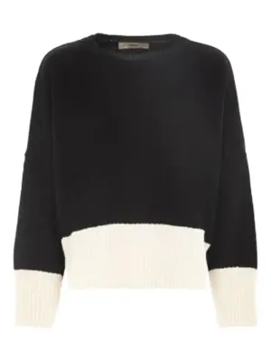 свитер в стиле колор-блок