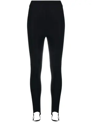 Легинсы с завышенной талией и штрипками