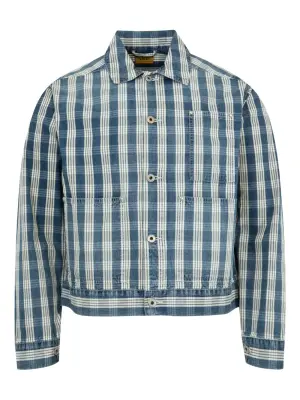 Куртка-рубашка в клетку