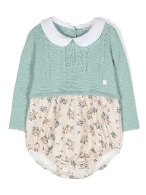 Ромпер с цветочным принтом