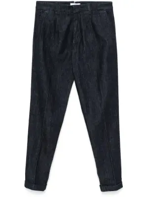 Джинсы со складками