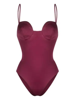 Купальник с декоративной строчкой