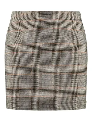 Юбка мини в клетку