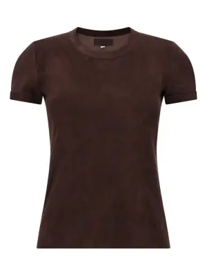 Замшевая футболка 05