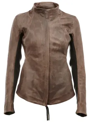 приталенная куртка на молнии