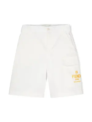 Шорты с вышитым логотипом