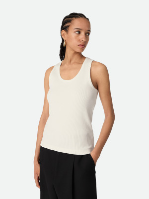 Cotton Ribbed Tank Top