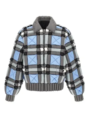 Дутый пуховик с 3D-эффектом