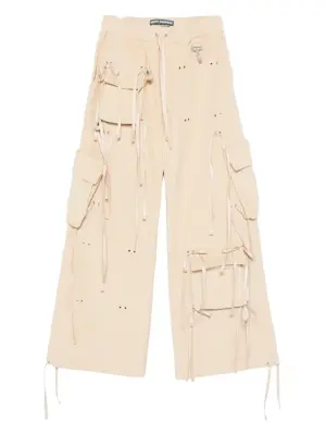 Вельветовые брюки широкого кроя