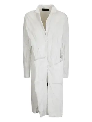 Пальто с жатым эффектом