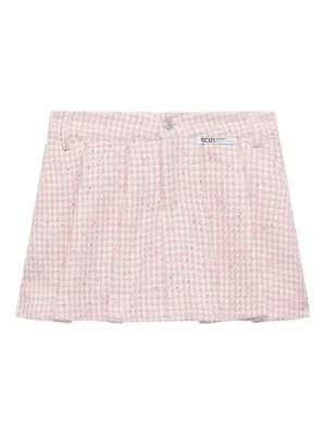 Плиссированная мини-юбка