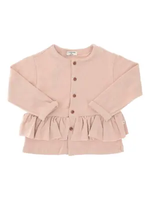 Кардиган с оборками