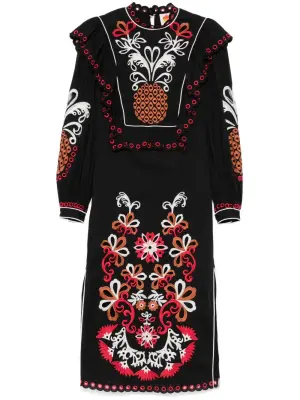 Платье макси Cashew Mandala Richilieu